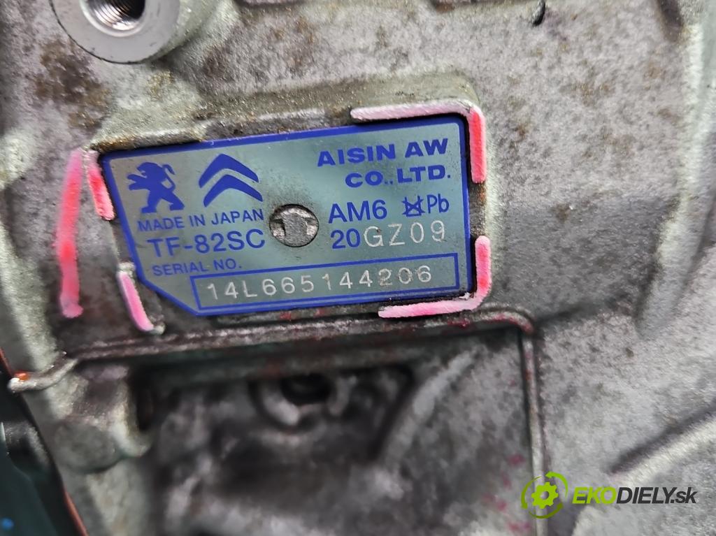 Citroen C4 Grand Picasso II 2013-2022 2.0 hdi 150 HP automatic 110 kW 1997 cm3 5- prevodovka stupeň,rýchlosť automat 20GZ09