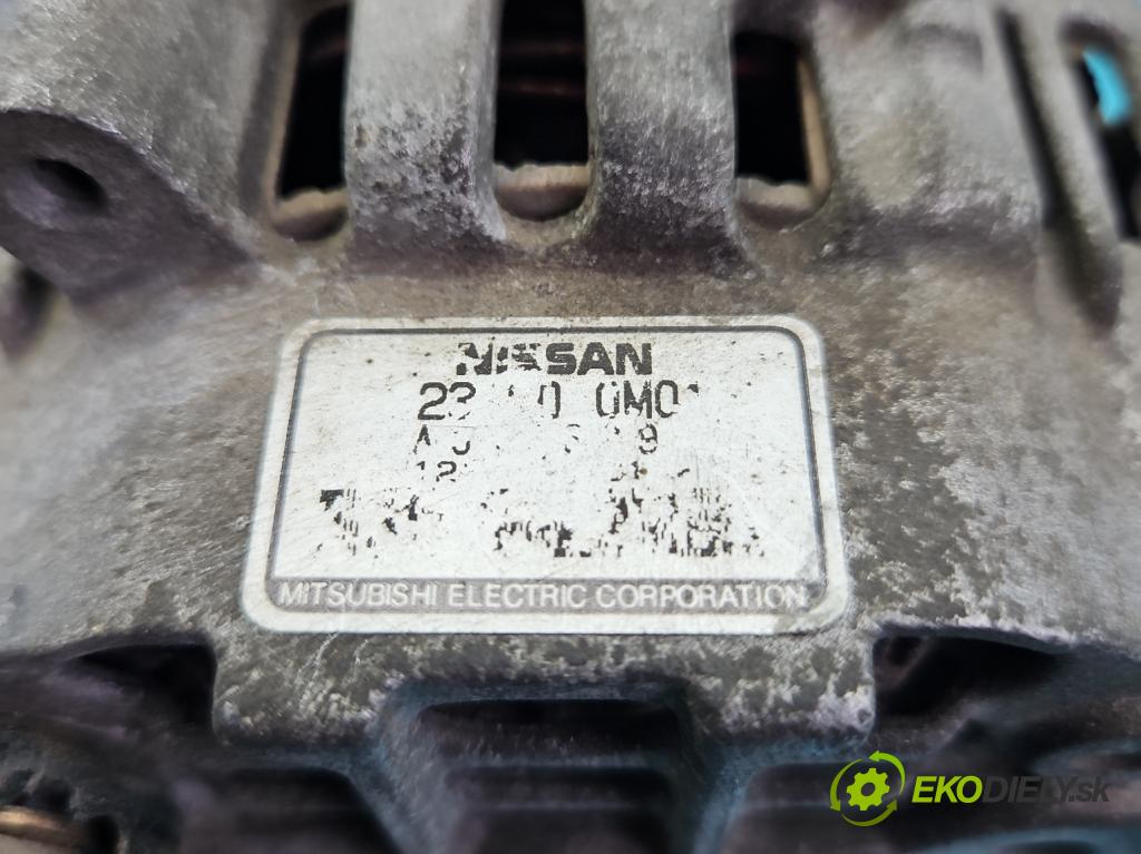 Nissan Almera N15 1995-2000 1.4 16V 87 HP manual 64 kW 1392 cm3 4- Alternator  (Alternátor)