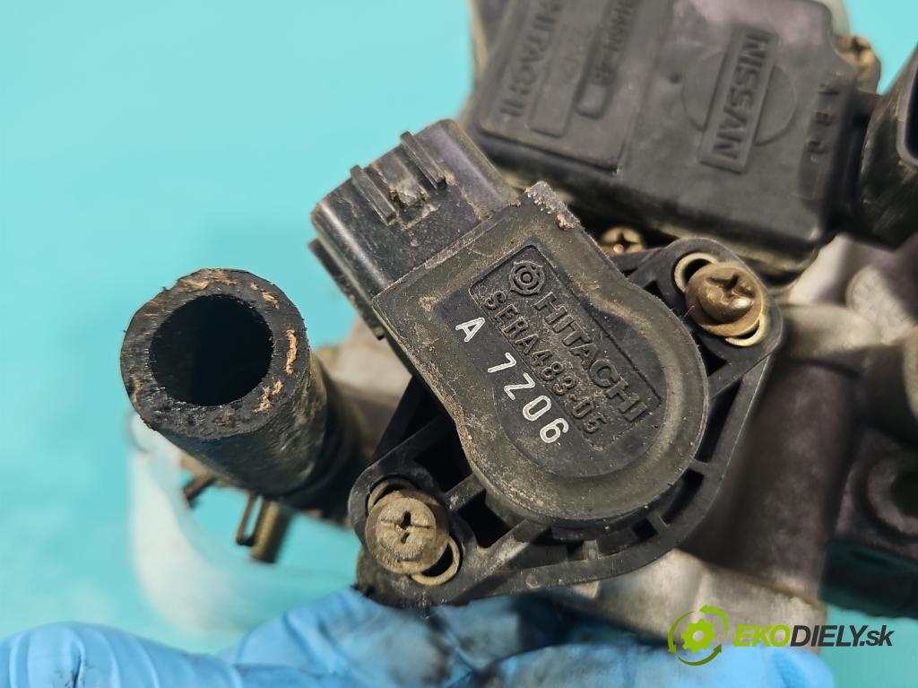 Nissan Almera N15 1995-2000 1.4 16V 87 HP manual 64 kW 1392 cm3 4- klapka RHN50-17 (Škrtiaca klapka)