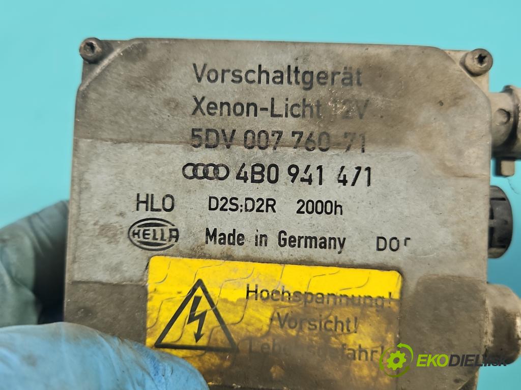 Audi A6 C5 1997-2004 2.5 tdi 179KM automatic 132 kW 2496 cm3 5- střídač: xenon 4B0941471 (Riadiaca jednotka xenónu)