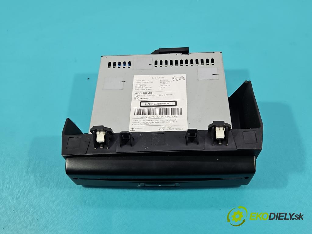 Citroen C4 Grand Picasso II 2013-2022 2.0 hdi 150 HP automatic 110 kW 1997 cm3 5- Menič: cd 98105176ZD (CD menič)