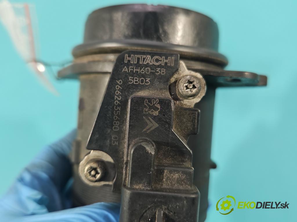 Citroen C4 Grand Picasso II 2013-2022 2.0 hdi 150 HP automatic 110 kW 1997 cm3 5- průtokoměr: AFH60-38 (Váha vzduchu)