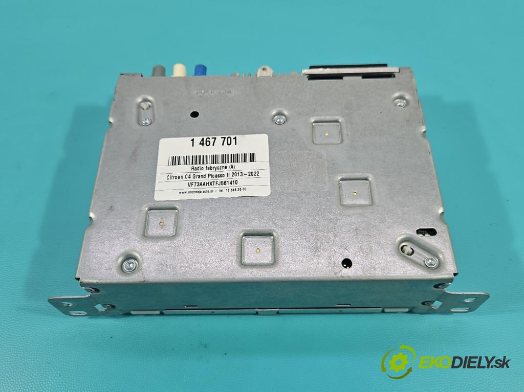 Citroen C4 Grand Picasso II 2013-2022 2.0 hdi 150 HP automatic 110 kW 1997 cm3 5- Radio originál 9810486080