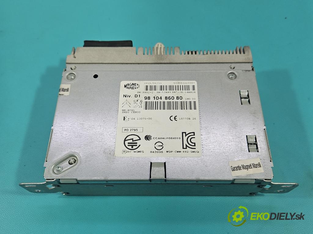 Citroen C4 Grand Picasso II 2013-2022 2.0 hdi 150 HP automatic 110 kW 1997 cm3 5- Radio originál 9810486080