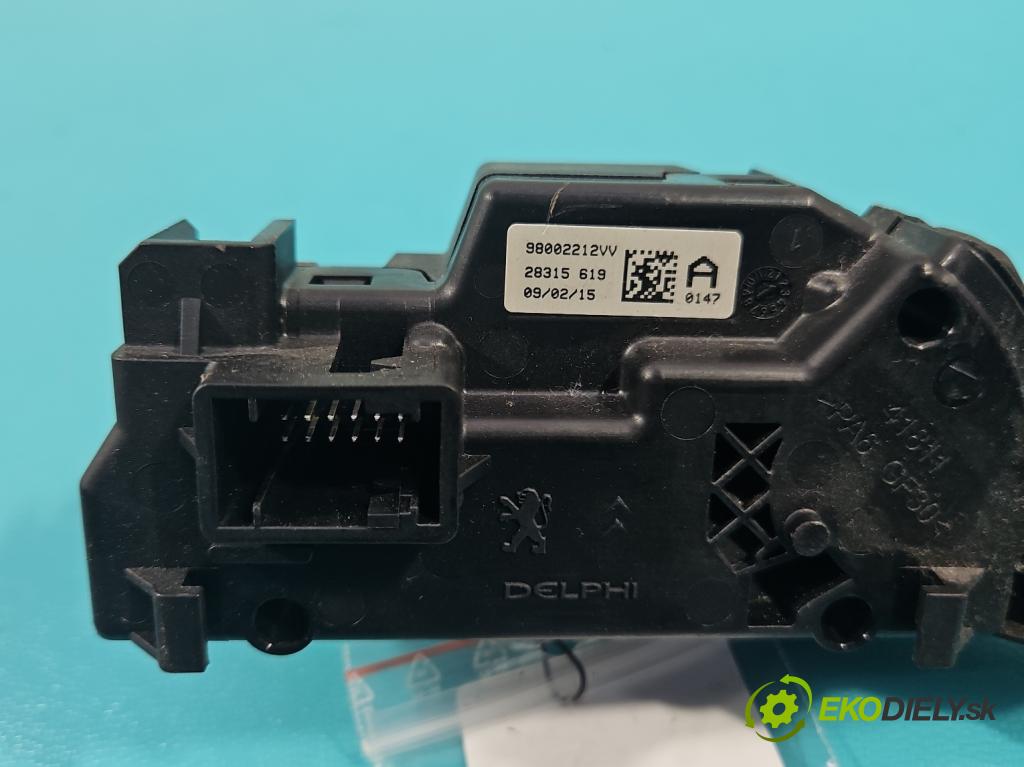 Citroen C4 Grand Picasso II 2013-2022 2.0 hdi 150 HP automatic 110 kW 1997 cm3 5- Páka: Změny: stupeň,rýchlosť 98002212VV (Rýchlostná páka (kulisa))