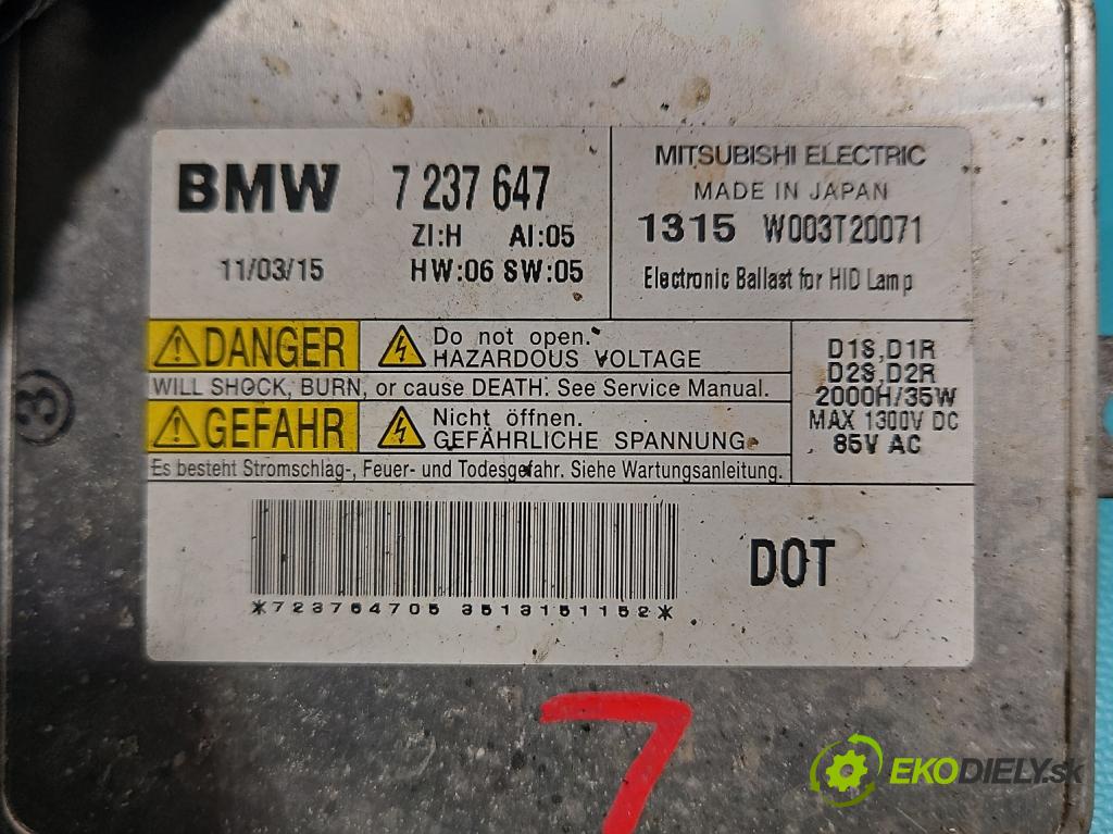 Bmw 3 E90 2005-2013 2.0d 184hp automatic 135 kW 1995 cm3 5- střídač: xenon 7237647 (Riadiaca jednotka xenónu)