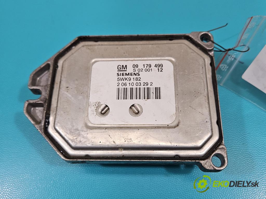 Opel Vectra C 2002-2008 1.8 16V 122 HP manual 90 kW 1796 cm3 4- riadiaca jednotka motora 09179499