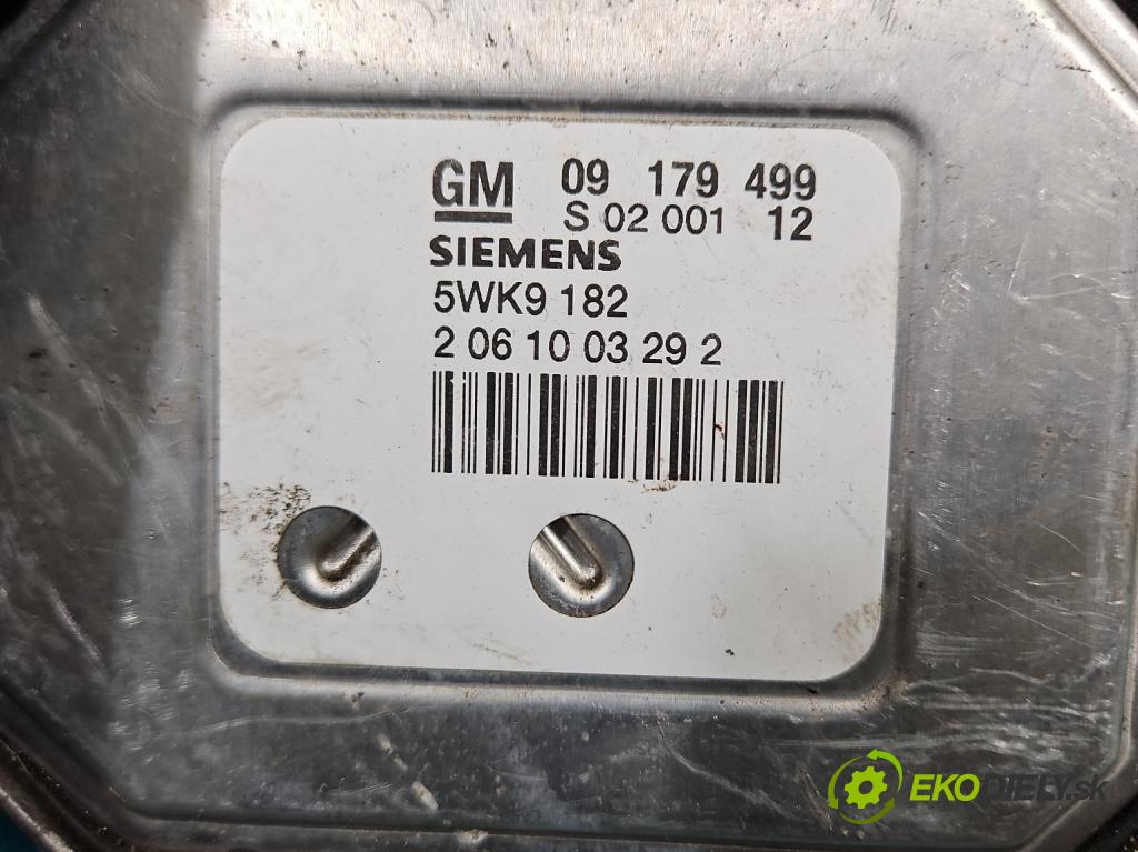 Opel Vectra C 2002-2008 1.8 16V 122 HP manual 90 kW 1796 cm3 4- riadiaca jednotka motora 09179499
