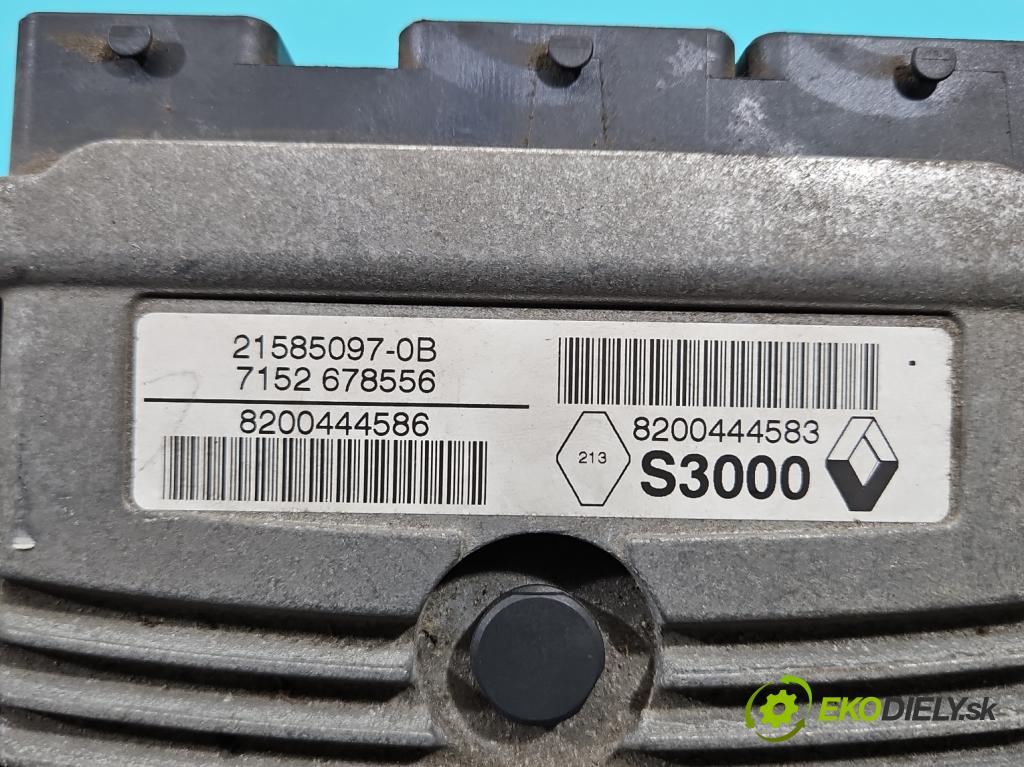 Renault Laguna II 2001-2007 2.0 16V 135 HP manual 99 kW 1998 cm3 5- riadiaca jednotka motora 8200444586