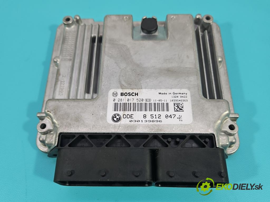 Bmw 3 E90 2005-2013 2.0d 184hp automatic 135 kW 1995 cm3 5- riadiaca jednotka motora 0281017520