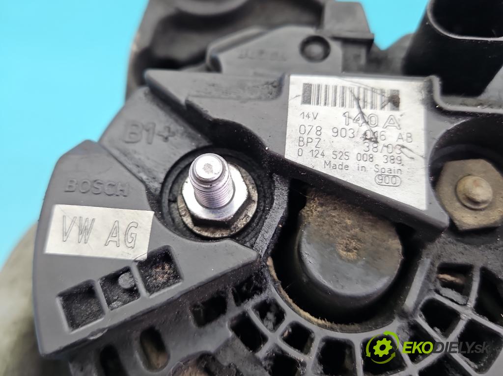 Audi A6 C5 1997-2004 2.5 tdi 179KM automatic 132 kW 2496 cm3 5- Alternator 078903016AB (Alternátor)