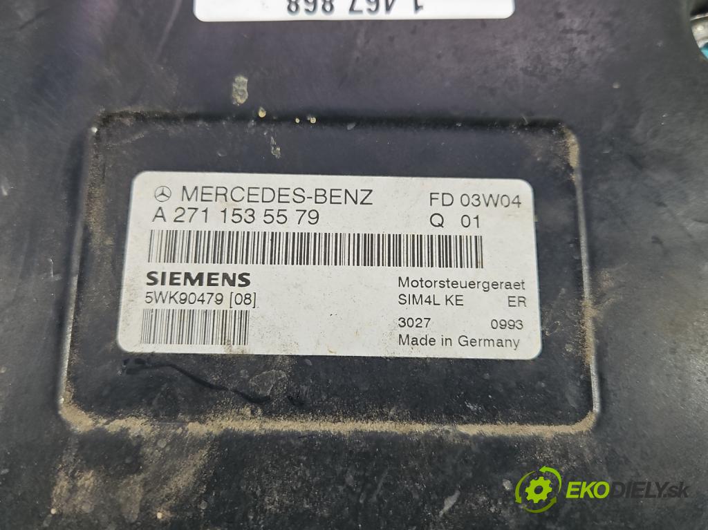 Mercedes C W203 2000-2007 1.8 kompressor 143 HP automatic 105 kW 1796 cm3 3- riadiaca jednotka motora A2711535579