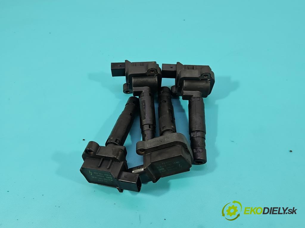 Mercedes C W203 2000-2007 1.8 kompressor 143 HP automatic 105 kW 1796 cm3 3- cievka zapaľovacia A0001501580 (Zapaľovacia cievka)