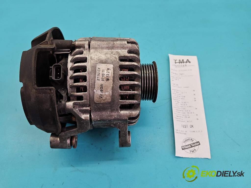 Ford Transit connect 1.8 tdci 110 HP manual 81 kW 1753 cm3 5- Alternator 2T1U-CF (Alternátor)