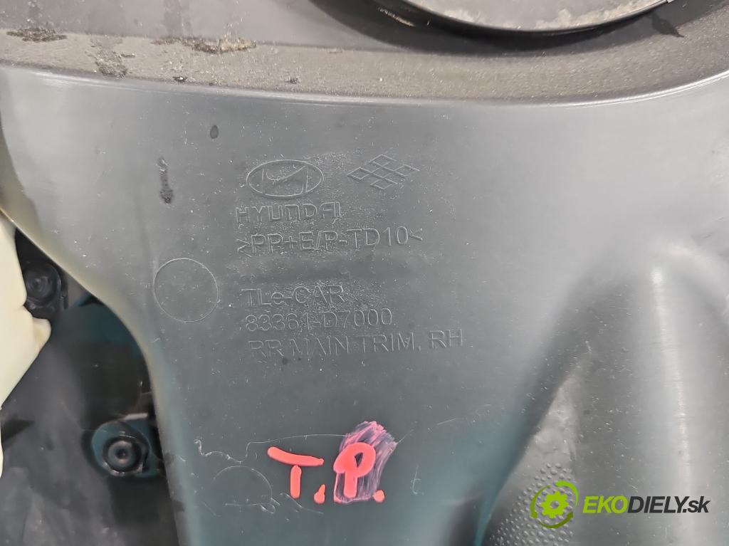 Hyundai Tucson III 2015-2020 1.7 crdi 141 hp automatic 104 kW 1685 cm3 5- Tapacír: dveře zadní pravé