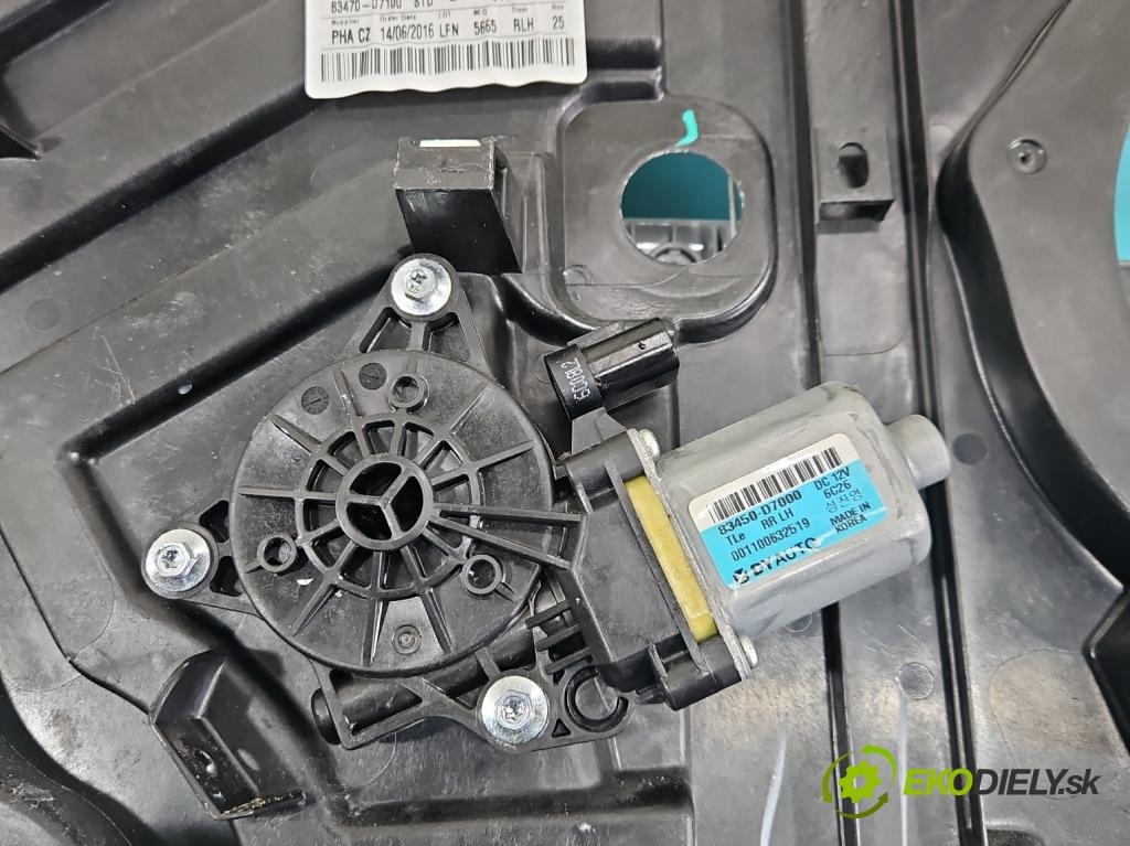 Hyundai Tucson III 2015-2020 1.7 crdi 141 hp automatic 104 kW 1685 cm3 5- mechanismus stahování zadní levý 83470-D7100