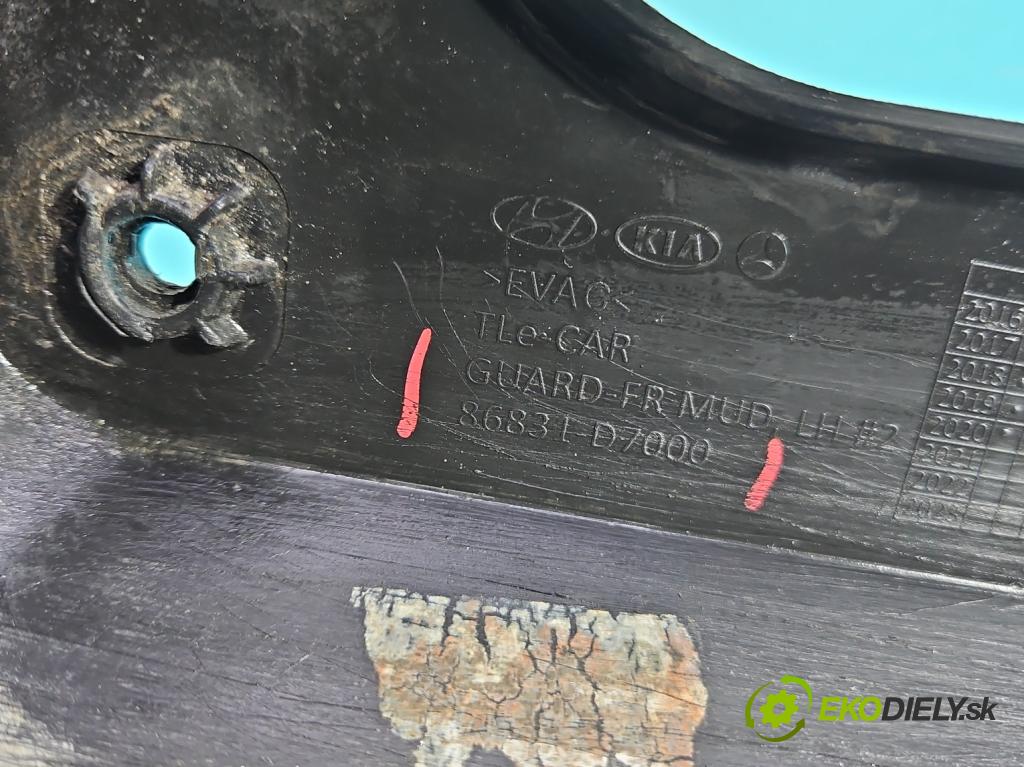 Hyundai Tucson III 2015-2020 1.7 crdi 141 HP automatic 104 kW 1685 cm3 5- blatník 86831-D7000