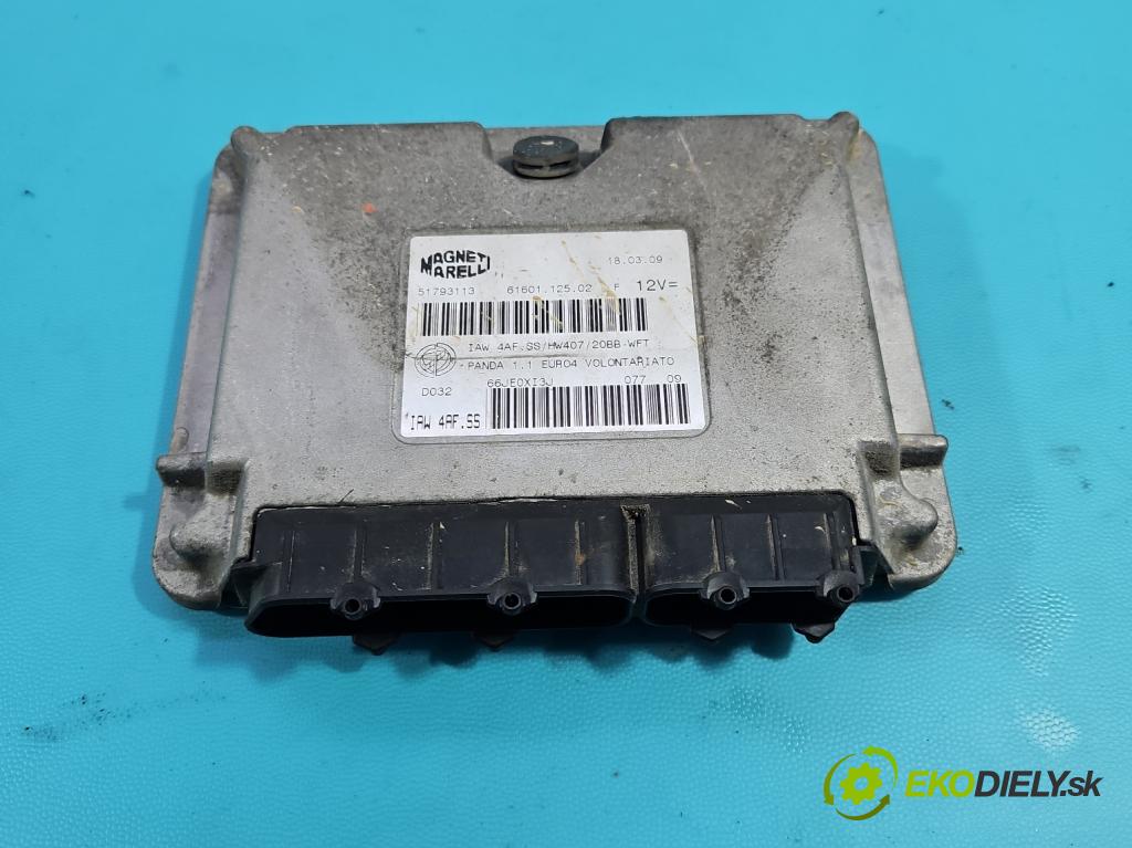 Fiat Panda II 2003-2012 1.1 54 HP manual 40 kW 1108 cm3 5- riadiaca jednotka motora 51793113