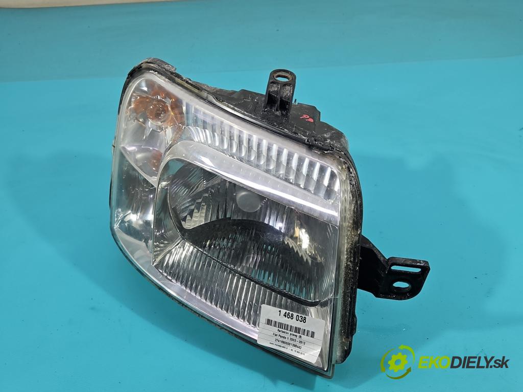 Fiat Panda II 2003-2012 1.1 54 HP manual 40 kW 1108 cm3 5- Reflektor: pravý  (Svetlo predné pravé)