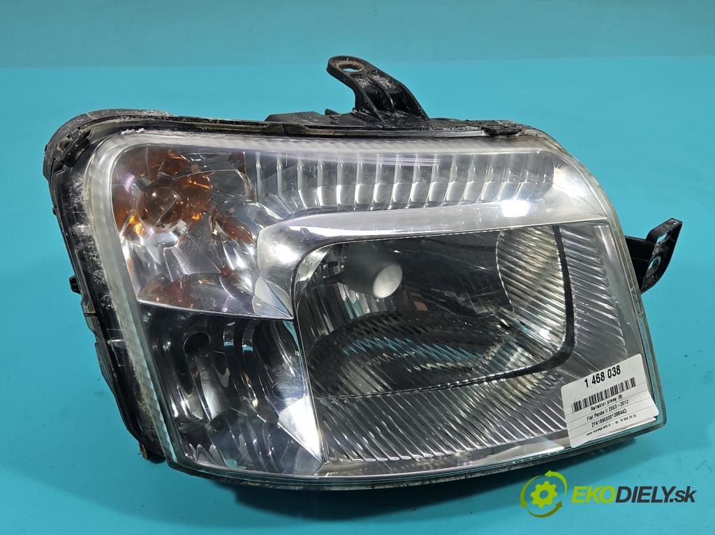 Fiat Panda II 2003-2012 1.1 54 HP manual 40 kW 1108 cm3 5- Reflektor: pravý  (Svetlo predné pravé)