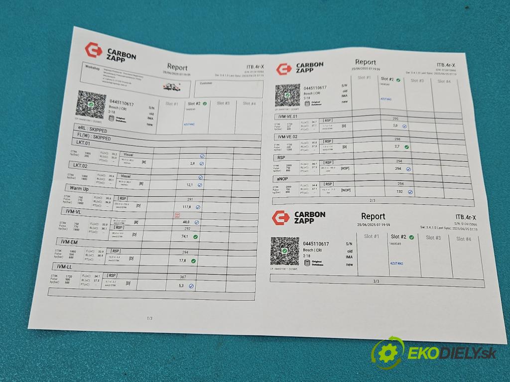 Bmw 3 E90 2005-2013 2.0d 184hp automatic 135 kW 1995 cm3 5- vstrek 0445110617 (Vstrekovač paliva)