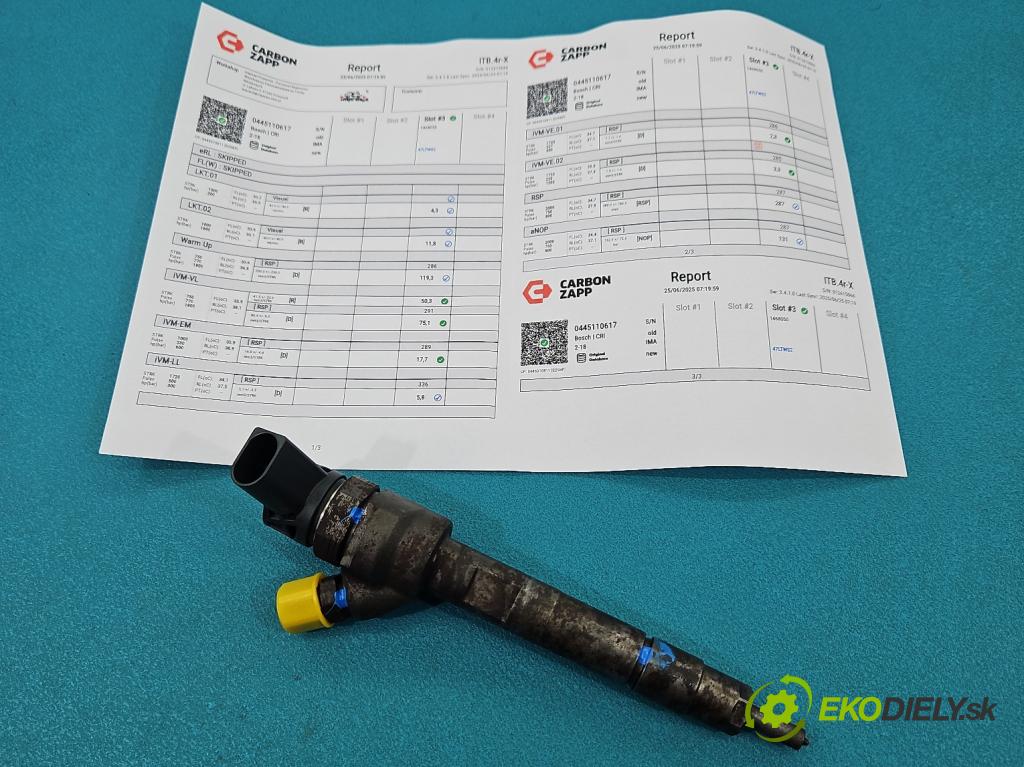 Bmw 3 E90 2005-2013 2.0d 184hp automatic 135 kW 1995 cm3 5- vstrek 0445110617 (Vstrekovač paliva)