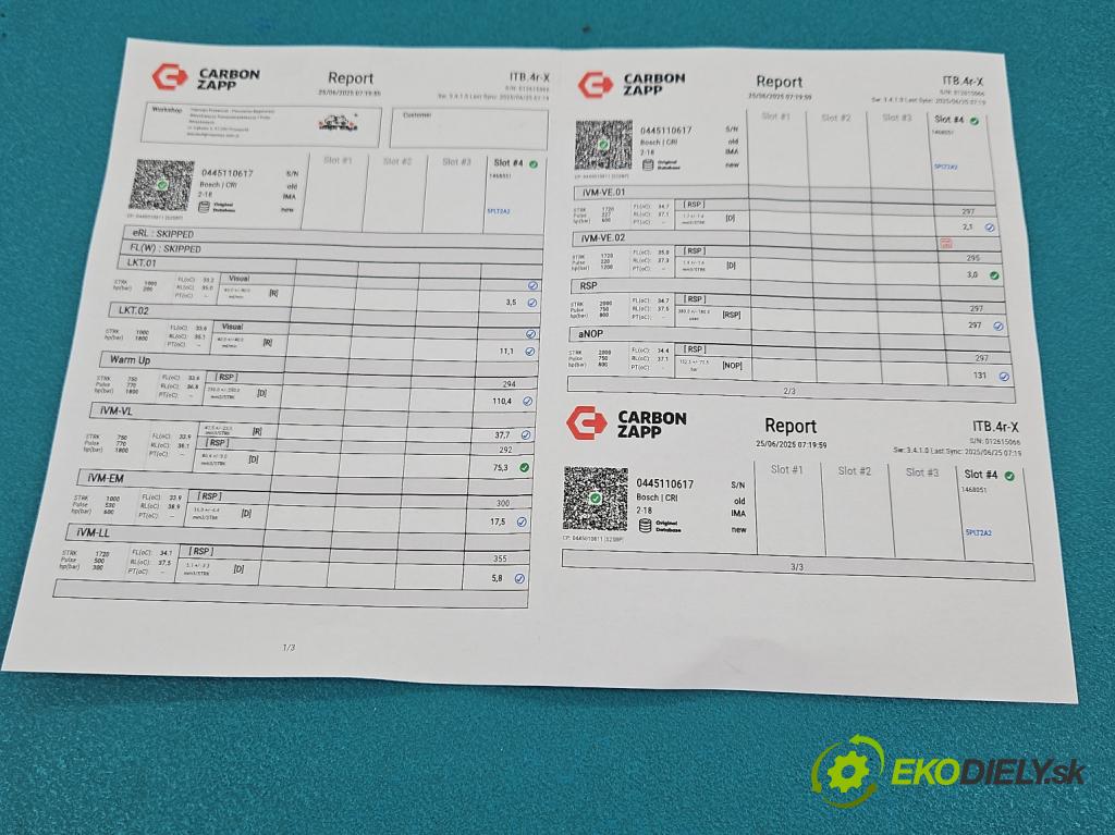 Bmw 3 E90 2005-2013 2.0d 184hp automatic 135 kW 1995 cm3 5- vstrek 0445110617 (Vstrekovač paliva)
