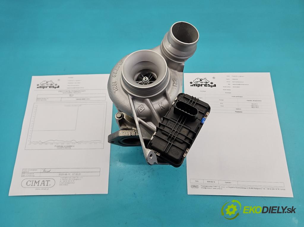 Bmw 3 E90 2005-2013 2.0d 184 hp automatic 135 kW 1995 cm3 5- Turbodmychadlo repasováno 49335-00642
