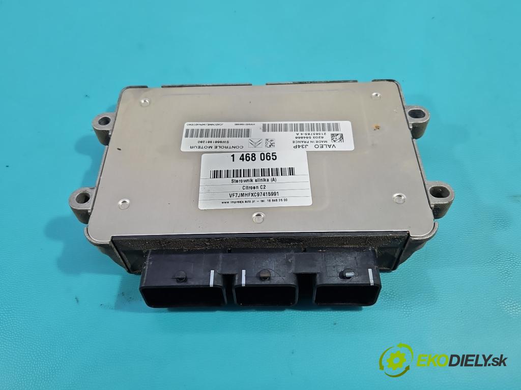 Citroen C2 1.1 8v 60 HP manual 44 kW 1124 cm3 3- riadiaca jednotka motora 9661961280