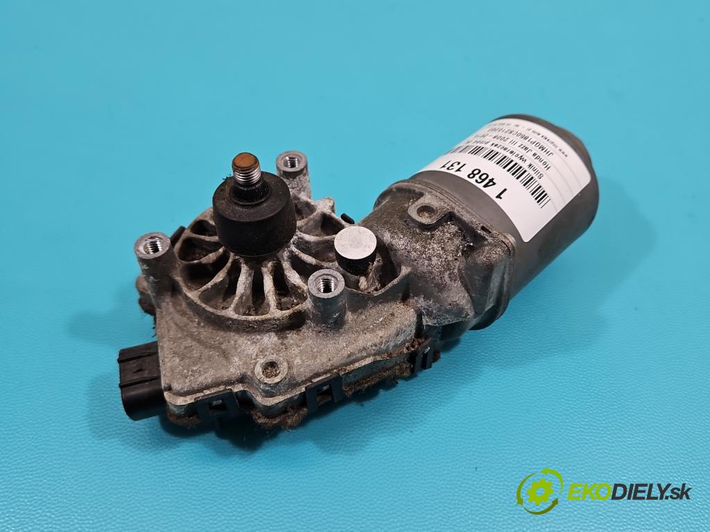 Honda Jazz III 2008-2014 1.3 16V 88 hp automatic 65 kW 1339 cm3 5- motor stěračů přední 76505TF0G01