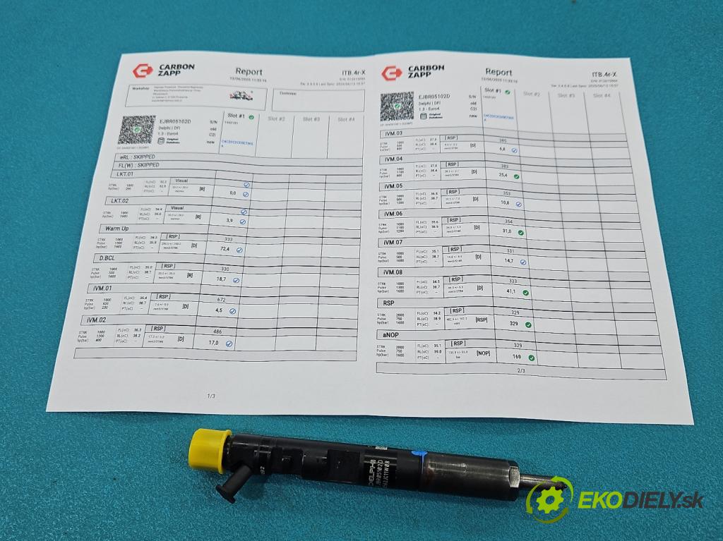 Renault Kangoo II 2008- 1.5 dci 68 HP manual 50 kW 1461 cm3 5- vstrek EJBR05102D (Vstrekovač paliva)
