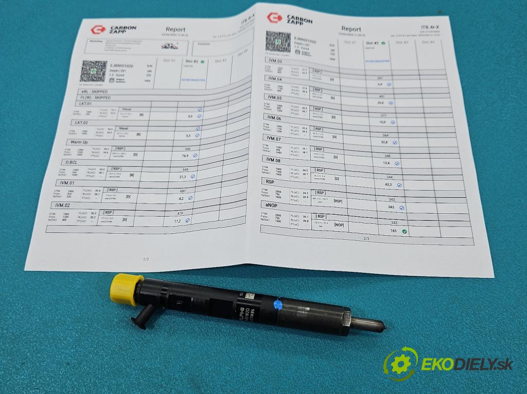 Renault Kangoo II 2008- 1.5 dci 68 HP manual 50 kW 1461 cm3 5- vstrek EJBR05102D (Vstrekovač paliva)