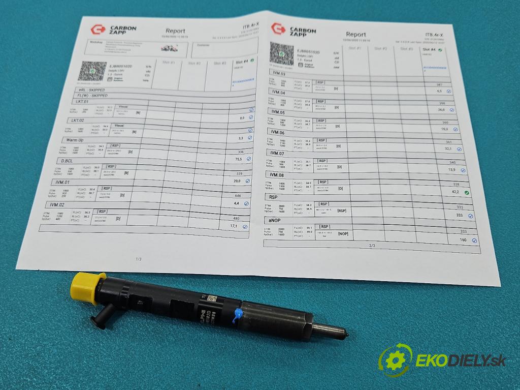 Renault Kangoo II 2008- 1.5 dci 68 HP manual 50 kW 1461 cm3 5- vstrek EJBR05102D (Vstrekovač paliva)