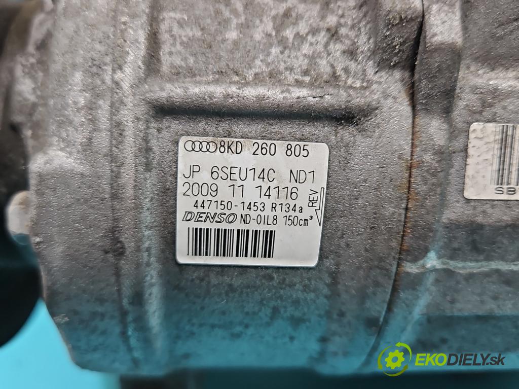Audi A5 8T 2007-2016 2.0 TFSI 211KM manual 155 kW 1984 cm3 5- Kompresor: klimatizácie 8KD260805 (Kompresor klimatizácie)