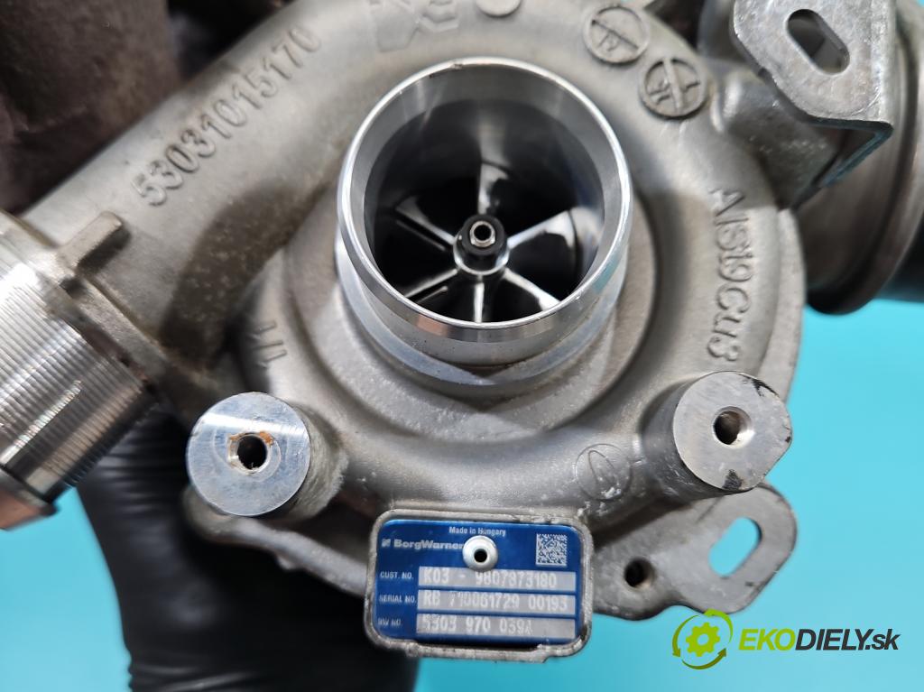 Citroen C4 Grand Picasso II 2013-2022 2.0 hdi 150 hp automatic 110 kW 1997 cm3 5- Turbodmychadlo 53039700394 (Kompletní turbodmychadlo)