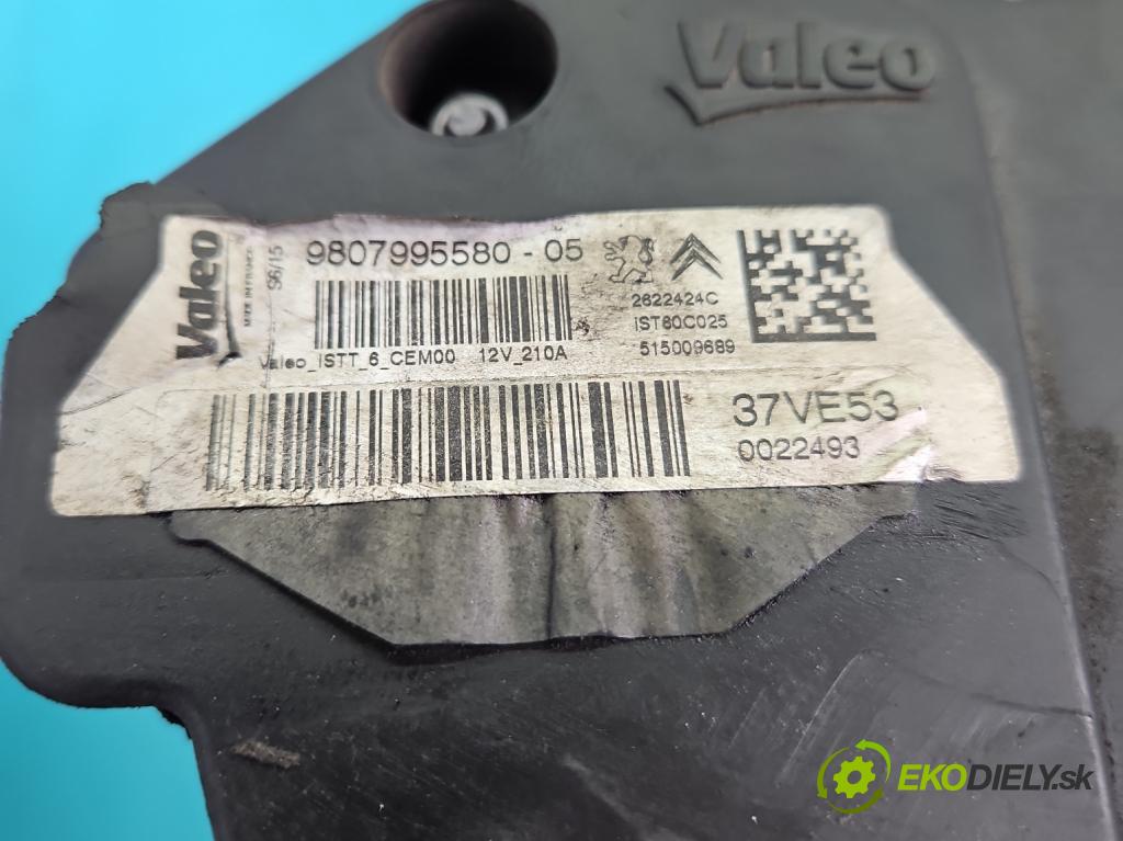 Citroen C4 Grand Picasso II 2013-2022 2.0 hdi 150 HP automatic 110 kW 1997 cm3 5- Alternator 9807995580 (Alternátor)