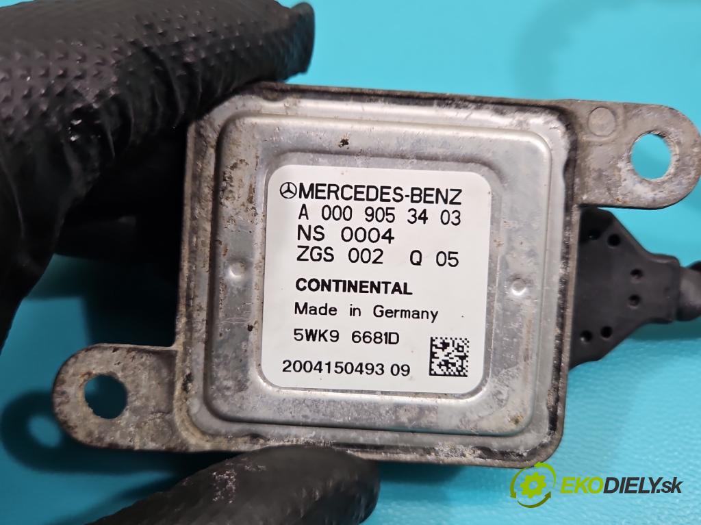 Mercedes E W212 2009-2016 2,2.0 cdi (651924) 136 HP automatic 100 kW 2143 cm3 5- Sonda lambda A0009053403 (Lambda sonda)