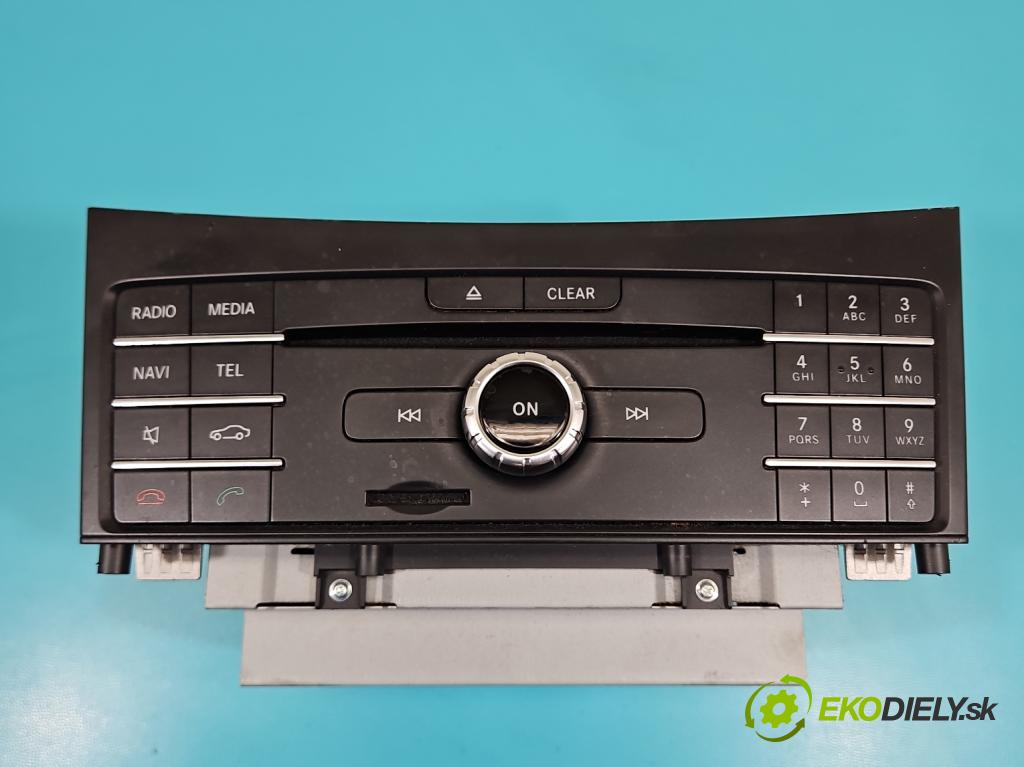 Mercedes E W212 2009-2016 2,2.0 cdi (651924) 136 HP automatic 100 kW 2143 cm3 5- Radio originál A2189003307