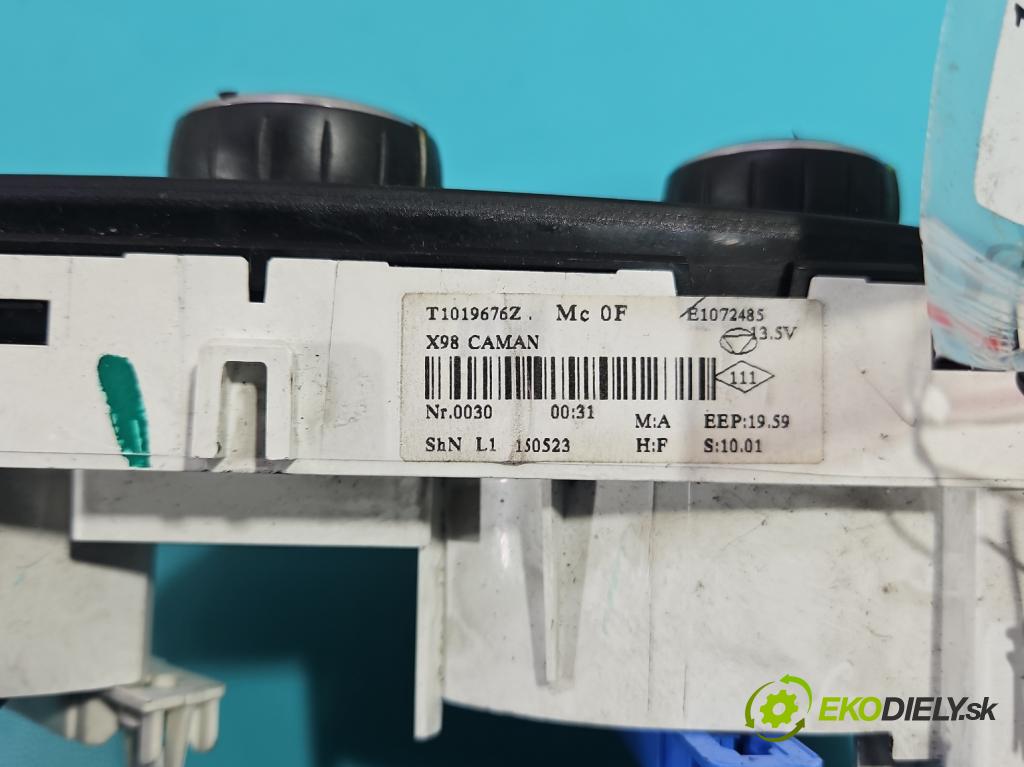 Renault Clio IV 2012-2020 1,2.0 16V 73 HP manual 54 kW 1149 cm3 5- panel kúrenia 272705952R