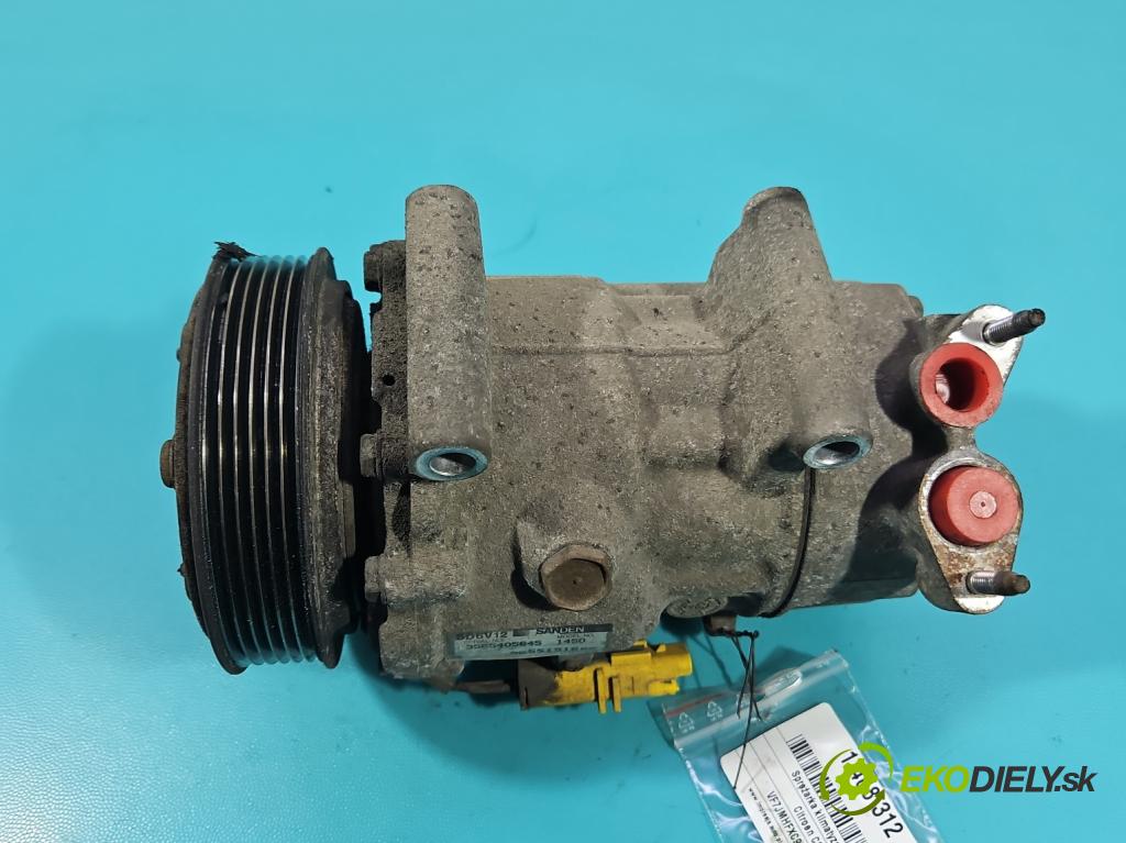 Citroen C2 1.1 8v 60 HP manual 44 kW 1124 cm3 3- Kompresor: klimatizácie 9655191680 (Kompresor klimatizácie)