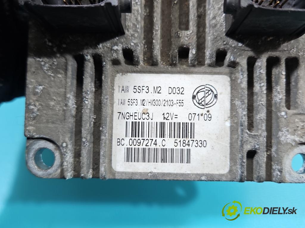 Fiat Punto Grande 1.4 8V 77 HP manual 57 kW 1368 cm3 5- riadiaca jednotka motora IAW 5SF3.M2