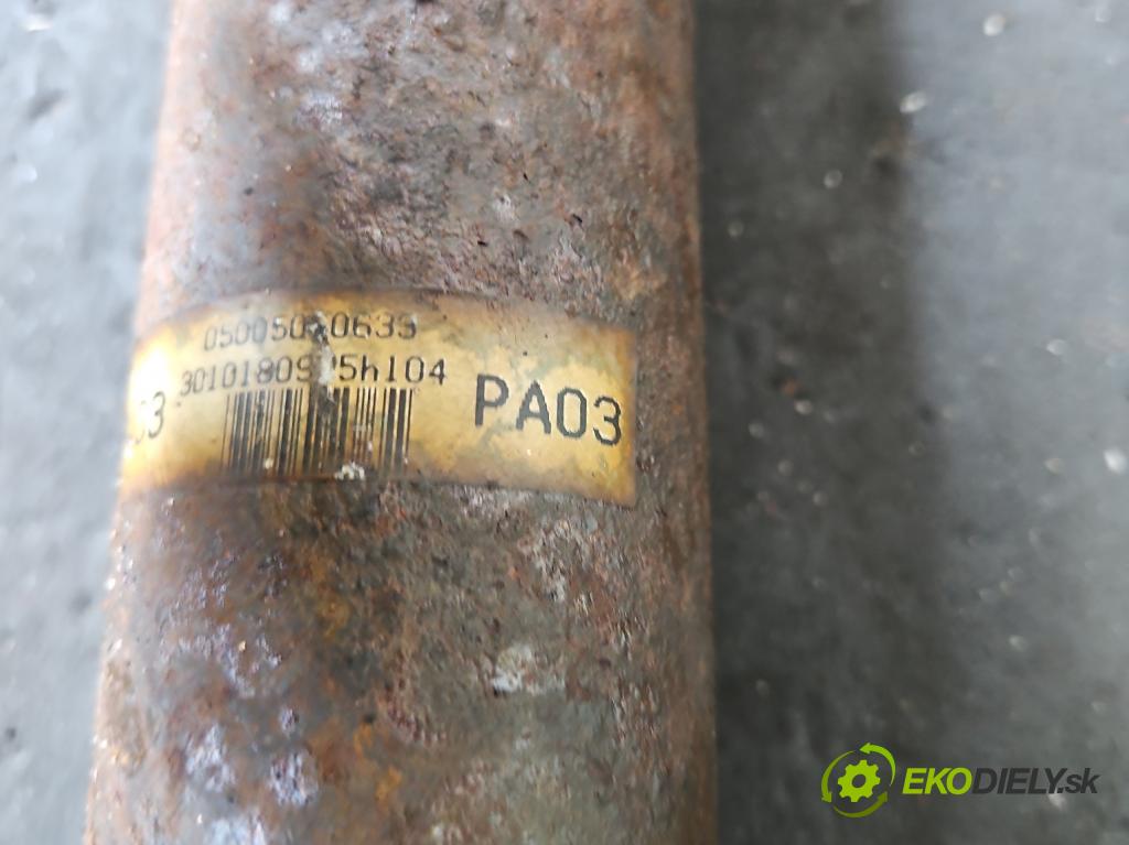 Toyota Rav4 III 2005-2012 2.0 vvti 152KM manual 112 kW 1998 cm3 5- Hřídel: zadné  (Kardaňový hriadeľ)