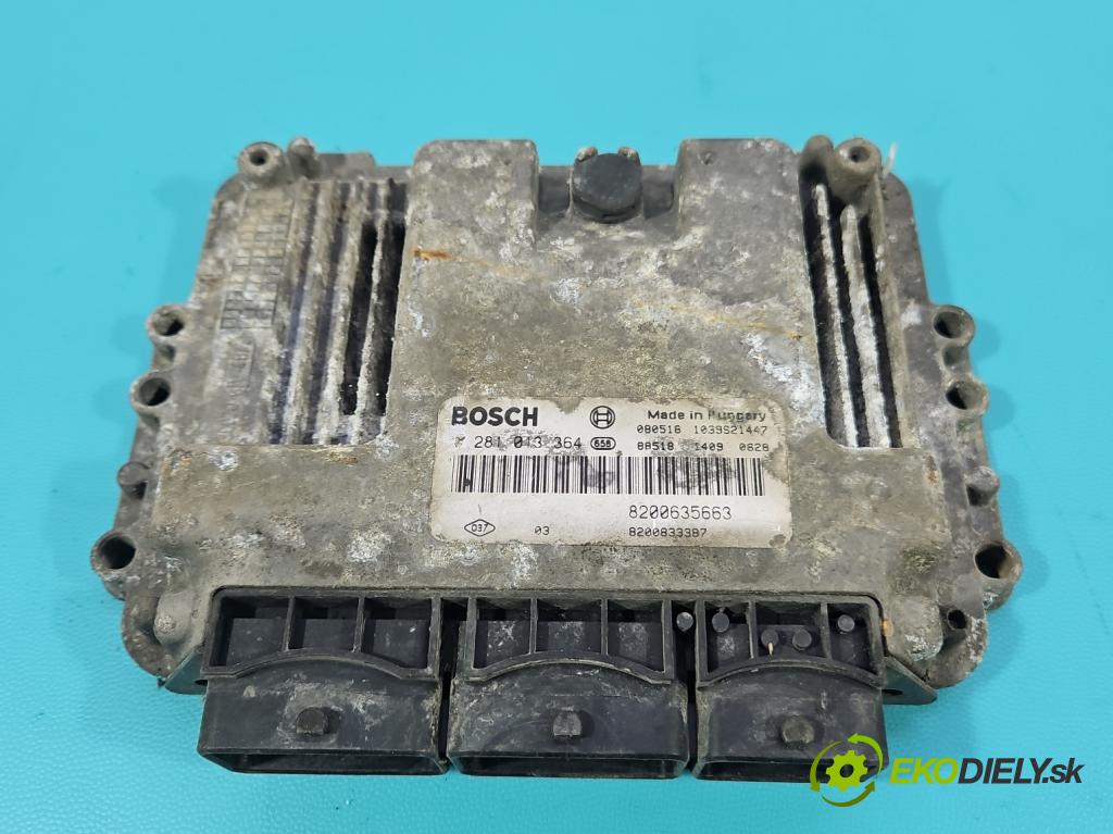 Opel Movano II 2003-2010 2.5 tdci 120 HP manual 88 kW 2464 cm3 5- riadiaca jednotka motora 0281013364