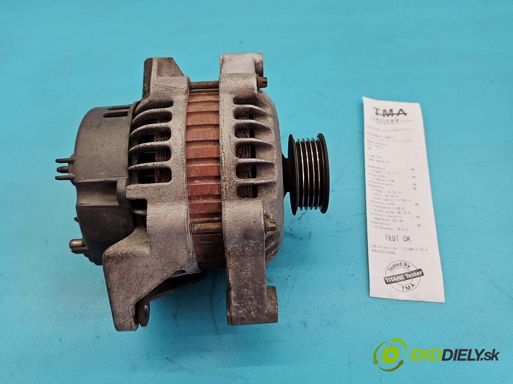 Opel Astra II 1998-2009 1.6 16V 101 HP manual 74 kW 1598 cm3 5- Alternator  (Alternátor)
