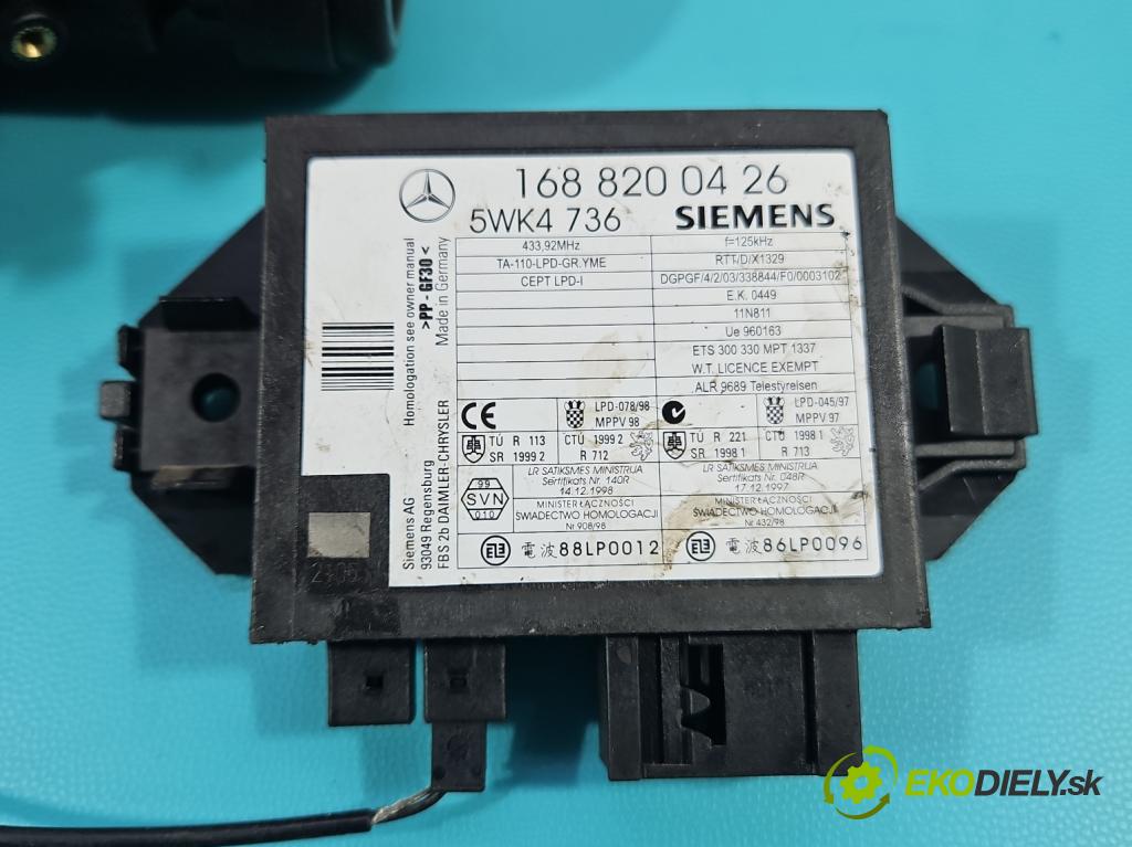 Mercedes A W168 1997-2004 1.4 82 HP manual 60 kW 1397 cm3 5- riadiaca jednotka motora A1661500179