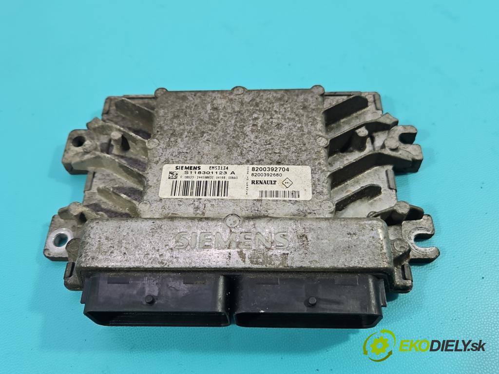 Renault Clio II 1998-2012 1.4 16V 98 HP manual 72 kW 1390 cm3 3- riadiaca jednotka motora S118301123A