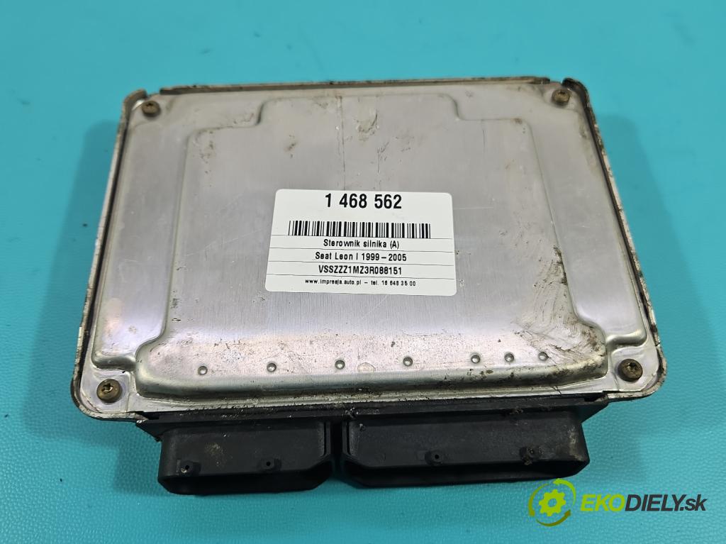 Seat Leon I 1999-2005 1.9 tdi 110 HP manual 81 kW 1896 cm3 5- riadiaca jednotka motora 0281010683
