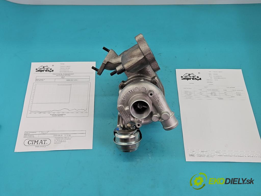 Seat Leon I 1999-2005 1.9 tdi 110 hp manual 81 kW 1896 cm3 5- Turbodmychadlo repasováno 713673-5
