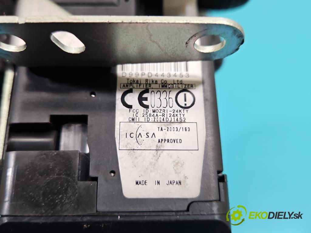 Toyota Corolla Verso II 2004-2009 2.0 D4D 116 HP manual 85 kW 1995 cm3 5- Spínačka 2584A-RI24KTY (Spínacia skrinka)