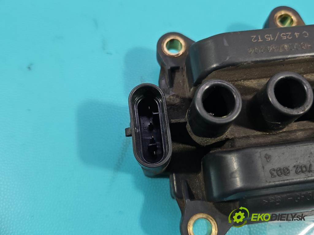 Renault Clio IV 2012-2020 1,2.0 16V 73 HP manual 54 kW 1149 cm3 5- cievka zapaľovacia 8200734204 (Zapaľovacia cievka)